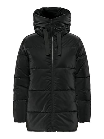 Onlece Puffer Coat Cs Otw Black Kadın Kapüşonlu Mont 15337248