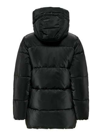 Onlece Puffer Coat Cs Otw Black Kadın Kapüşonlu Mont 15337248