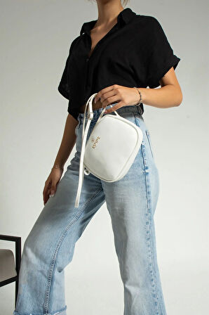 Kadın Mini Urban Çapraz Askılı Fermuarlı Ayarlanabilir Askılı El Ve Kol Omuz çantası