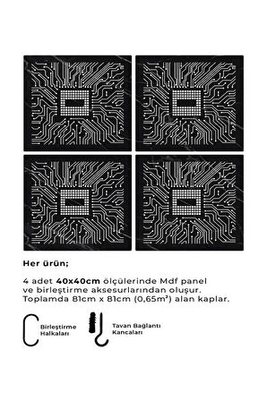 Lazer Kesim Sarkıt Paravan,Ahşap Seperatör, Panel Levha Seti Dekorasyon Ahşap Oda Bölücü çip işlemci