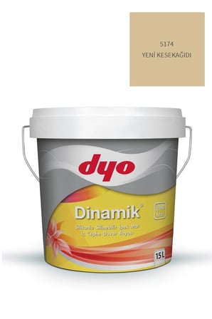 Dinamik Silikonlu Silinebilir Ipek Mat Iç Cephe Duvar Boyası 0986 Begonya 15 Lt