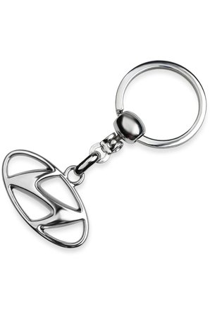 1. Kalite - Hyundai Logolu Metal Otomobil Anahtarlığı - Krom Kaplamalı