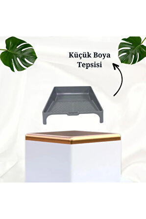 Mutfak Dolabı Boyama Seti (beyaz+parlak Vernik)