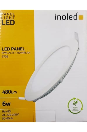 İnoled 6 W Sıvaaltı Spot Led 6500k