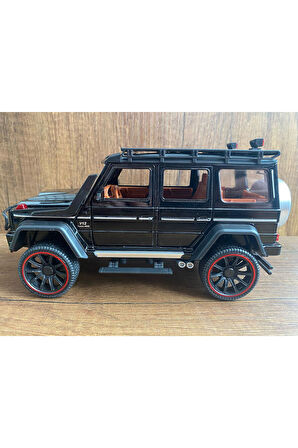 MERCEDES G65 JİP OYUNCAK DİECAST MERCEDES ARABA MERCEDES G65 SİYAH ARABA BRABUS ROCKET