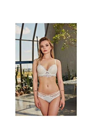  Destekli Sütyen Takım Pudra 4470