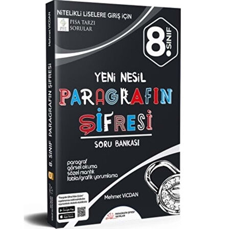 8. Sınıf LGS Yeni Nesil Paragrafın Şifresi Soru Bankası