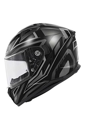 50.7 Proton Mat Tıtanıum-siyah Kask