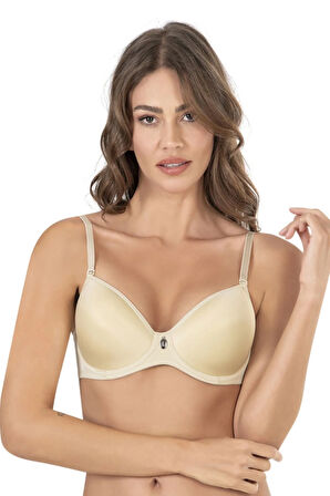 Kadın Ten Diana Desteksiz Dolgusuz Balenli (Telli) Soft Cup Sütyen 9700