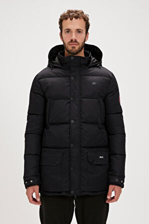 23.02.13.010-fw Colonel Puffer Coat Erkek Coat Kaban