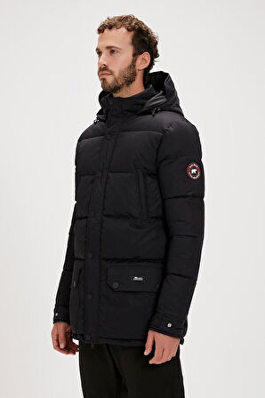 23.02.13.010-fw Colonel Puffer Coat Erkek Coat Kaban