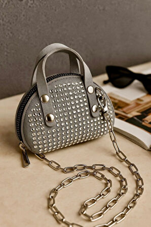 Lüks Mini Elmas Taş işlemeli El Ve Omuz çantası