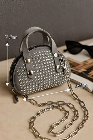 Lüks Mini Elmas Taş işlemeli El Ve Omuz çantası