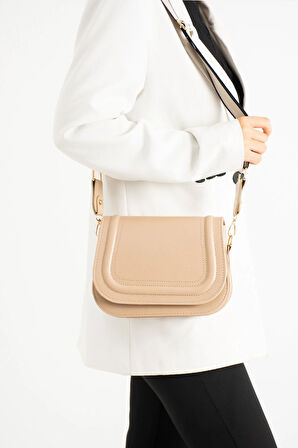 Kadin 5 Bölmeli Astarlı Kapaklı çıt çıt Kapama El Kol Ve Omuz Çantası