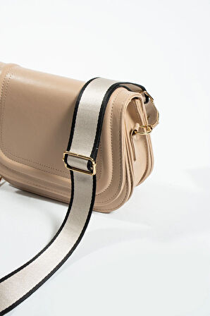 Kadin 5 Bölmeli Astarlı Kapaklı çıt çıt Kapama El Kol Ve Omuz Çantası