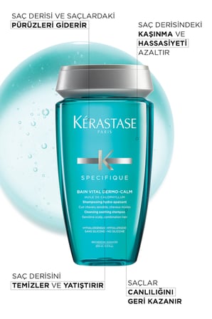 Specifique Bain Vital Dermocalme Yağlı Saç Derisi Için Hassasiyet Karşıtı Şampuan 250 ml