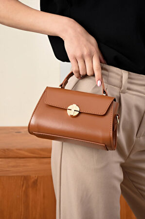 Lüks Tasarımlı Çapraz Askılı El ve Omuz Çantası