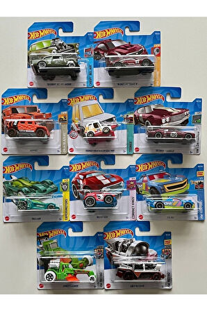 Hotwheels 10'lu Başlangıç Seti - Onlu Farklı Model Araba
