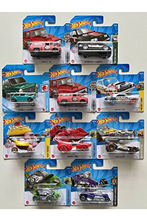 Hotwheels 10'lu Başlangıç Seti - Onlu Farklı Model Araba