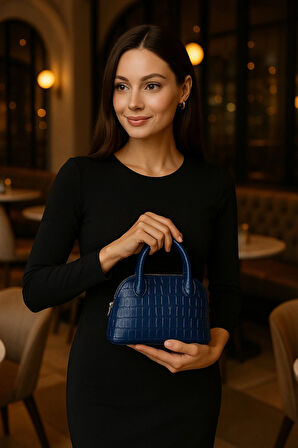Trend & Lüks Kroko Mini El Çantası