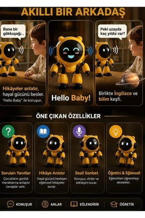 Yapay Zeka Robot Oyuncak Al Robot Konuşabilen