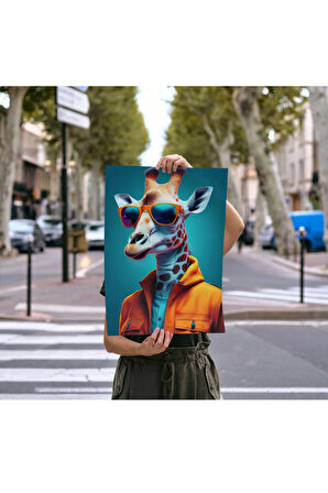 Çerçevesiz Poster Zürafa