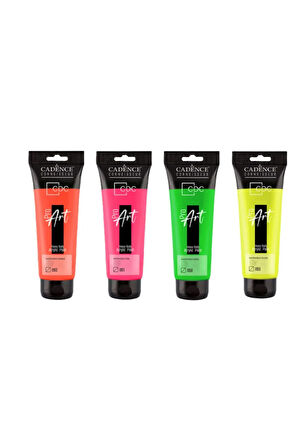 PROART HEAVY BODY PROFESYONEL FOSFORLU AKRİLİK BOYA 4'LÜ SET