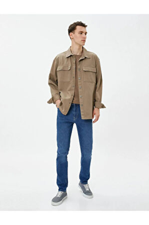 4wam40118nd Skinny Mıchael Erkek Jean Pantolon Orta Indigo