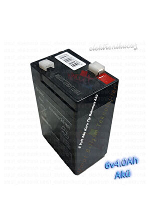 Pilsan Uyumlu 6 Volt 4a Çocuk Araba Aküsü 6 V 4 Amper Akü Kargo Bedava 70x48x101mm
