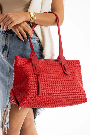 Kadın Omuz Çantası Büyük Astarlı