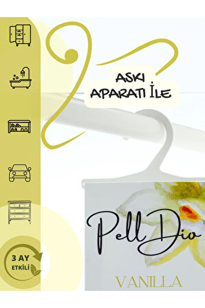 3'lü Vanilya Dolap Ayakkabılık Ve Çekmece Parfümlü Kese Kokusu Oda Koku Kesesi