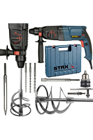 3500 W 5.5j Kırıcı Delici Karıştırıcı Set 5 Adet Sds Uç Ve Boya Karıştırıcı Ucu