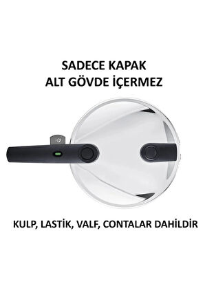 Fissler Düdüklü Kapağı Parlak Gövde Vitaquick Serisi 3,5 - 4,5 - 6 litreler için