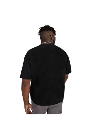 Unisex Oversize Siyah Good Tımes T-shirt