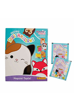 Squishmallows Çıkartma Albümü 1 Paket