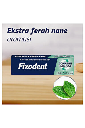 Complete Ekstra Ferah Diş Protezi Yapıştırıcı Krem 47G - 4 Adet