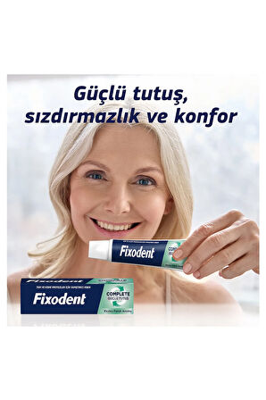 Complete Ekstra Ferah Diş Protezi Yapıştırıcı Krem 47G - 4 Adet