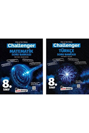 Kafadengi 8. Sınıf Lgs Türkçe + Matematik Challenger Soru Seti 2 Kitap 2023