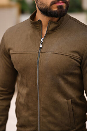 ERKEK SİYAH PREMİUM DERİ CEKET