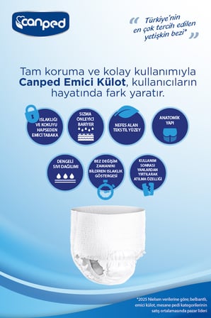 Emici Külot Extra Büyük Boy Large 30 Adet