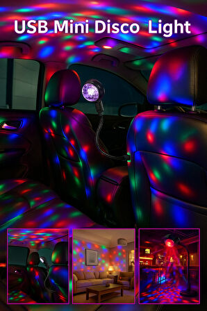 USB ile Her Yerde Disko GlowRide – Ev, Araç ve Motosiklet Işığı