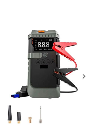 T-Life Jump Starter 12000mAh Akü Takviyeli Hava Kompresörü CAETU LS CYD-21