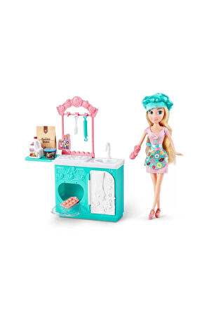 Pak02000 Sparkle Girlz 27cm Aşçı Bebek Ve Oyun Seti - 100183