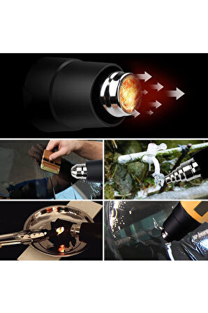 Germany Sıcak Hava Isı Tabancası 4200 W Çift Kademeli Termik Koruma Sıcak Hava Makinesi 900 C°