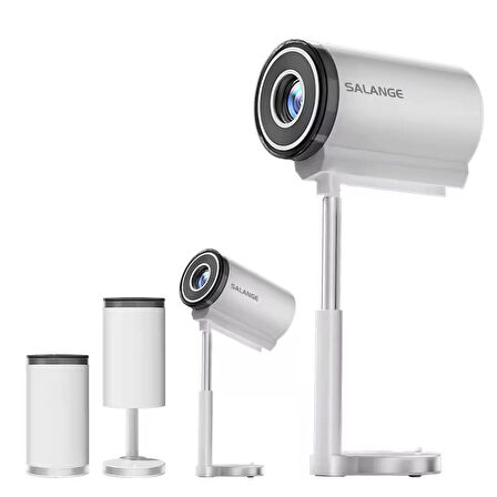 SK12 Projeksiyon Cihazı Taşınabilir Android Sistemli Wifi HDMI USB Destekli Projektör