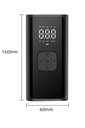 Dijital LCD Ekranlı 4500mAh Hava Kompresörü Powerbank Özellikli Şişirme Pompası Araç Top Motorsiklet