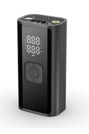 Dijital LCD Ekranlı 4500mAh Hava Kompresörü Powerbank Özellikli Şişirme Pompası Araç Top Motorsiklet