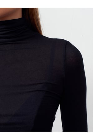 32277 Balıkçı Yaka Kaşmir Bluz