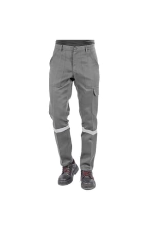 Erkek Gri Kışlık Iş Pantolonu 7/7 Lacivert Kargo Cepli