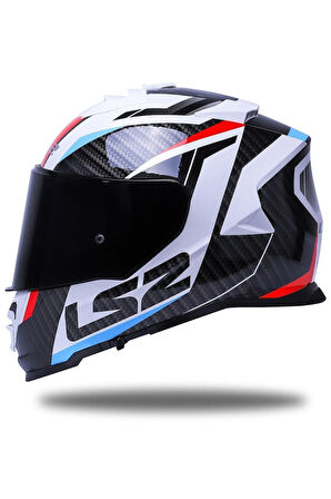 Storm 2 Racer Mavi-kırmızı Kask